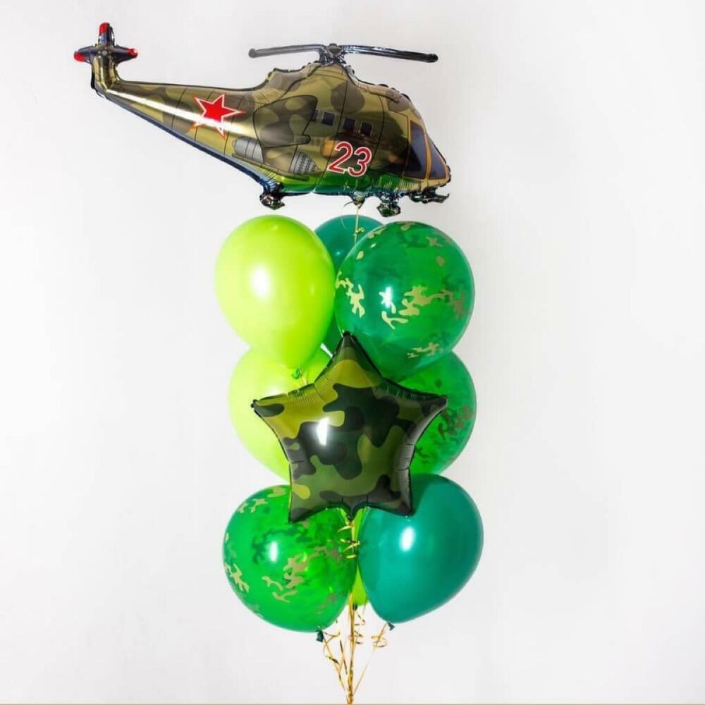 Фонтан из воздушных шаров " На взлет"
